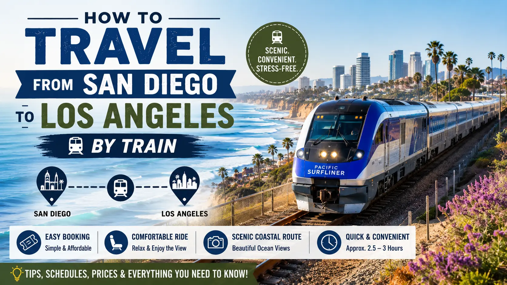 How to Travel from San Diego to Los Angeles by Train