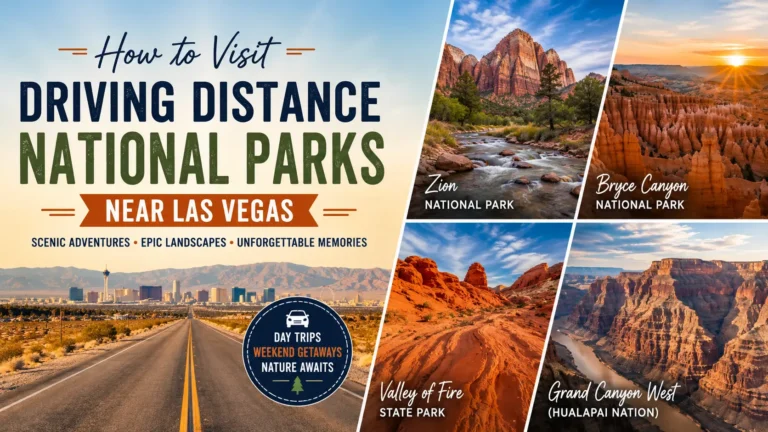 How to Visit Driving Distance National Parks Near Las Vegas