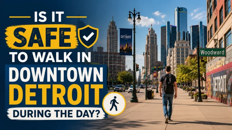 Is It Safe to Walk in Downtown Detroit During the Day