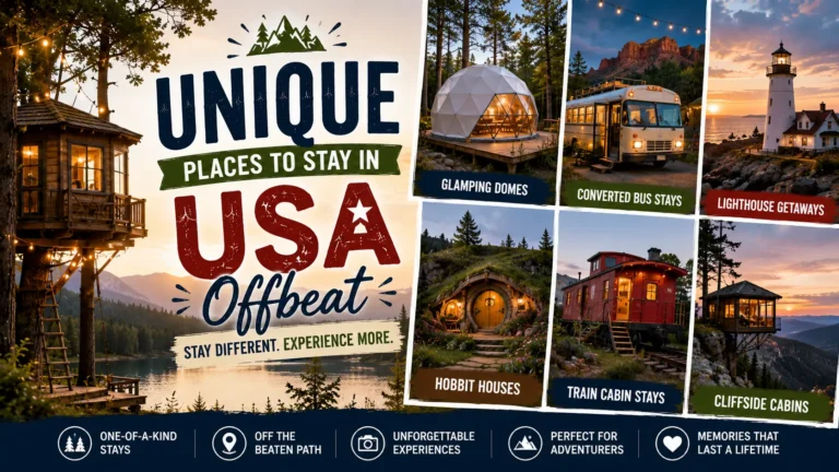 Unique Places to Stay in USA Offbeat