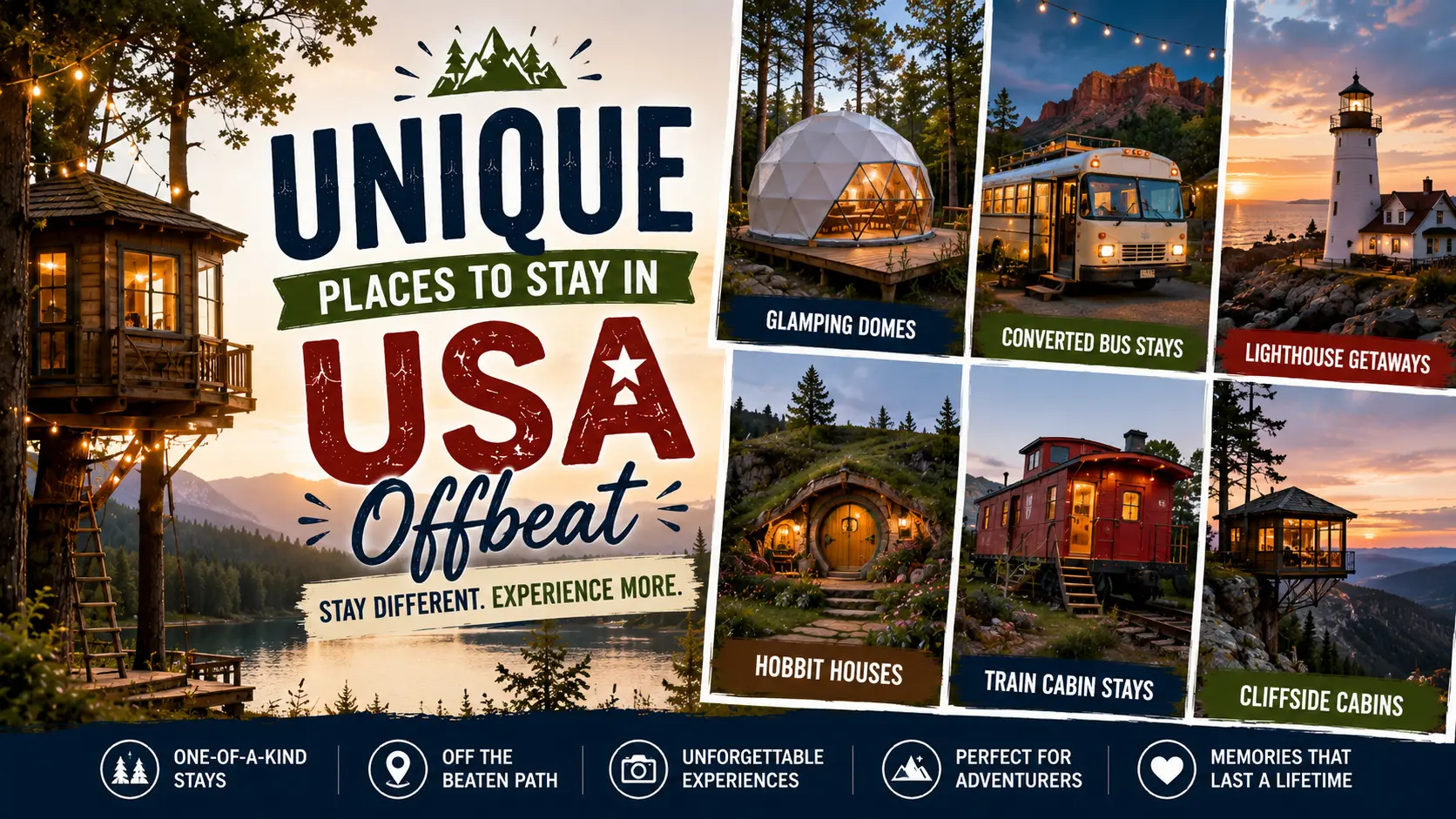 Unique Places to Stay in USA Offbeat