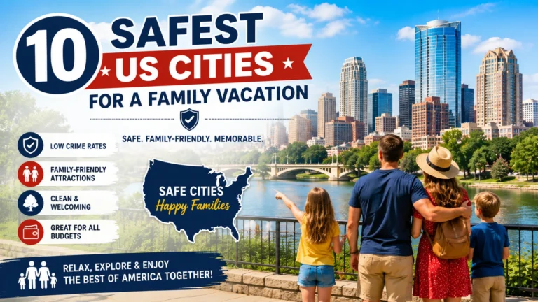 10 Safest US Cities for a Family Vacation