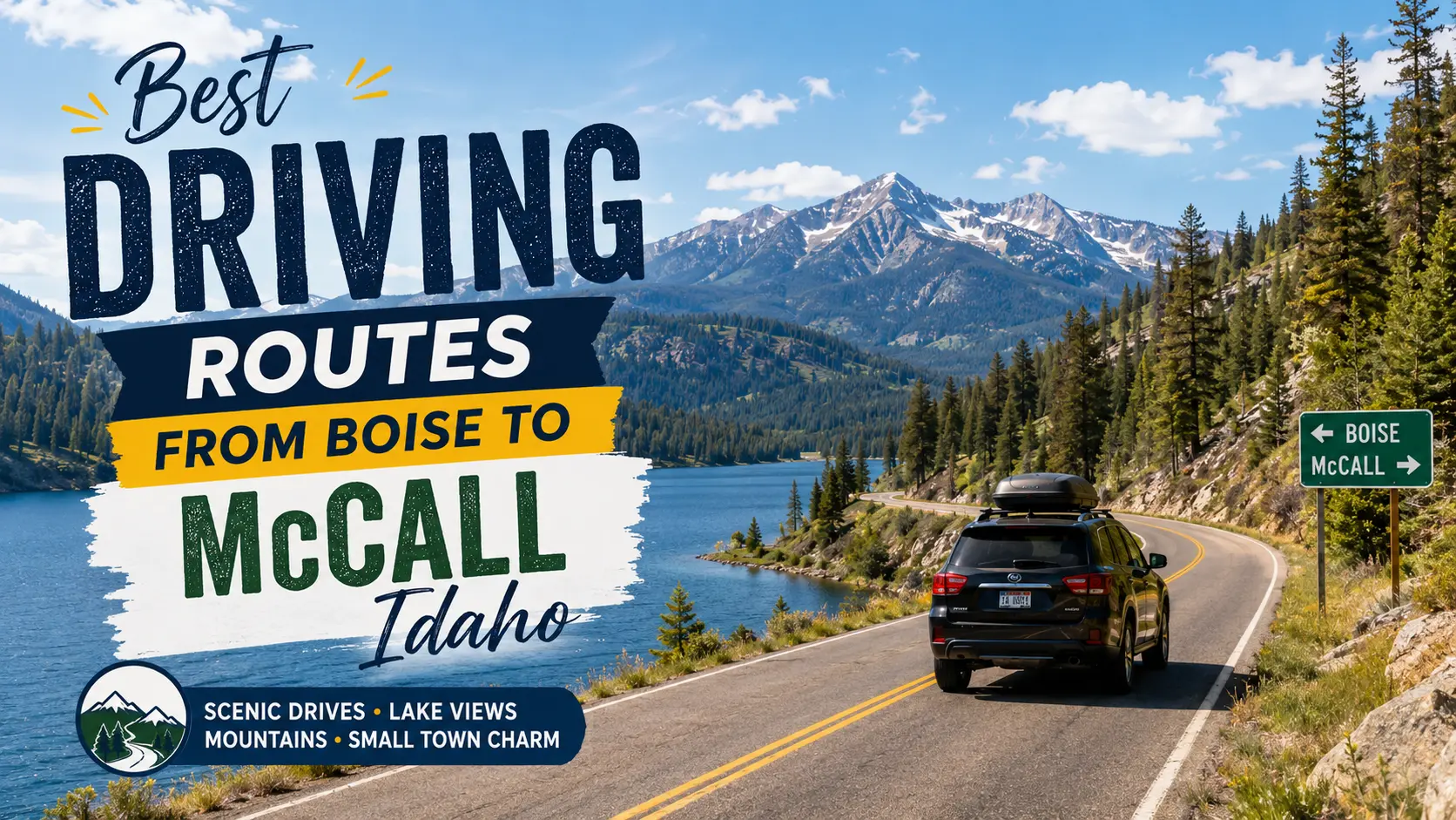 Best Driving Routes from Boise to McCall Idaho