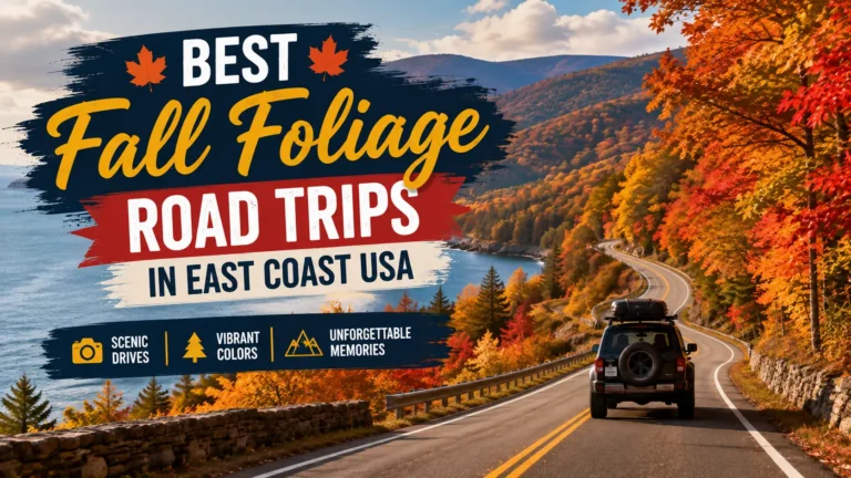 Best Fall Foliage Road Trips in East Coast USA