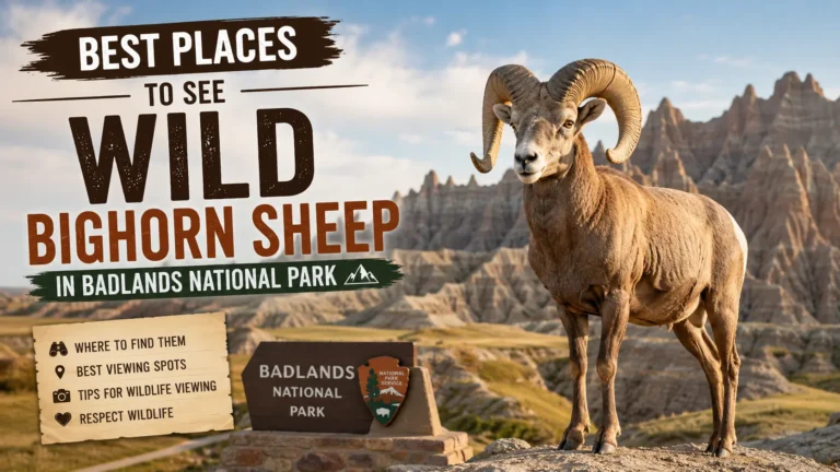 Best Places to See Wild Bighorn Sheep in Badlands National Park