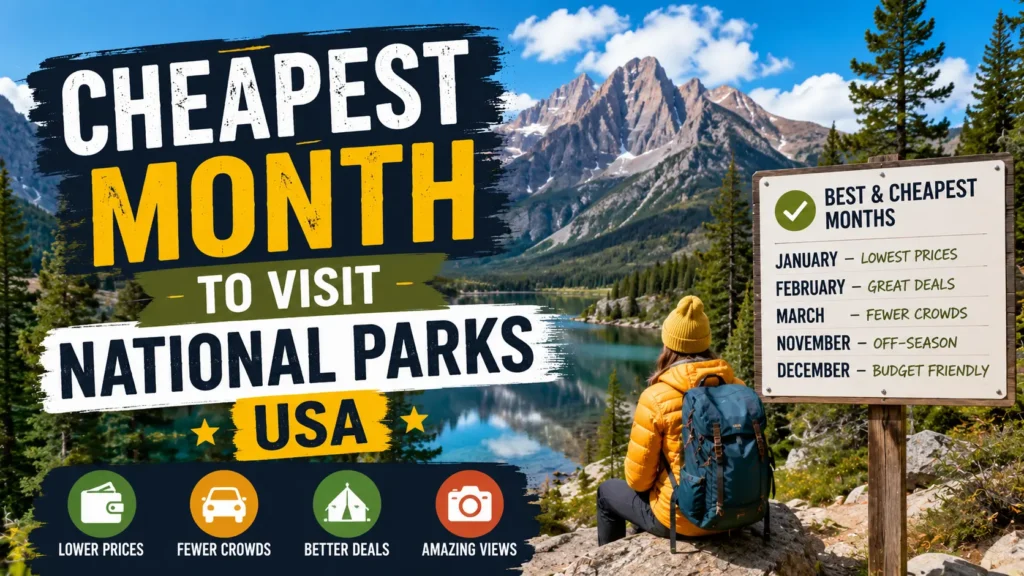 Cheapest Month to Visit National Parks USA
