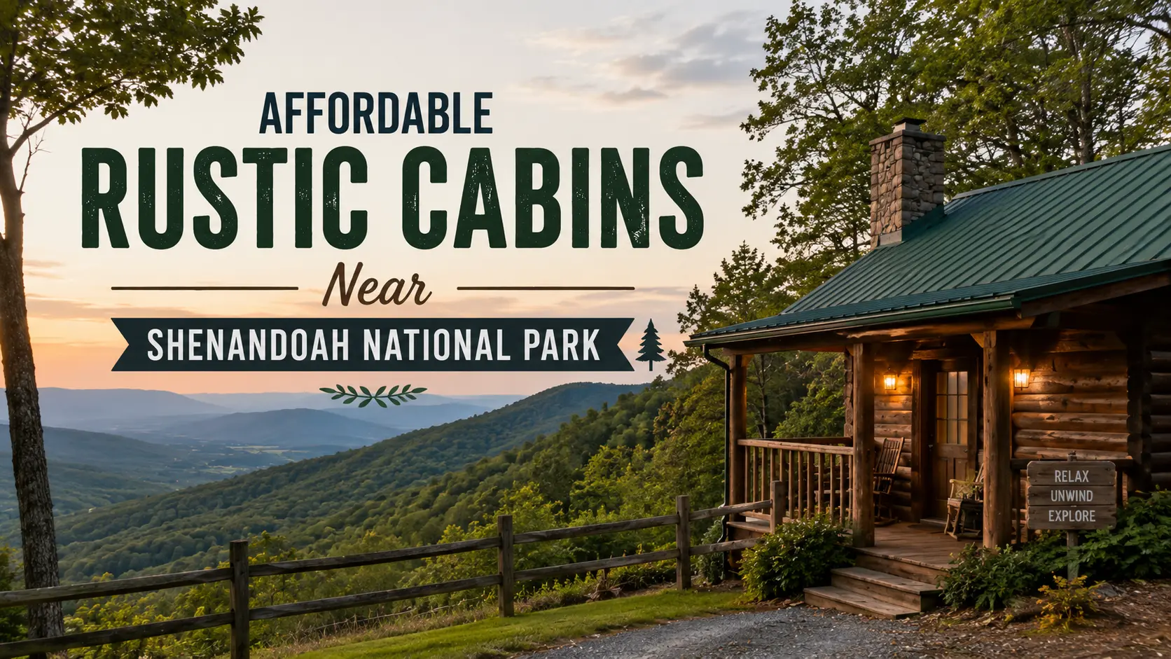 Affordable Rustic Cabins Near Shenandoah National Park