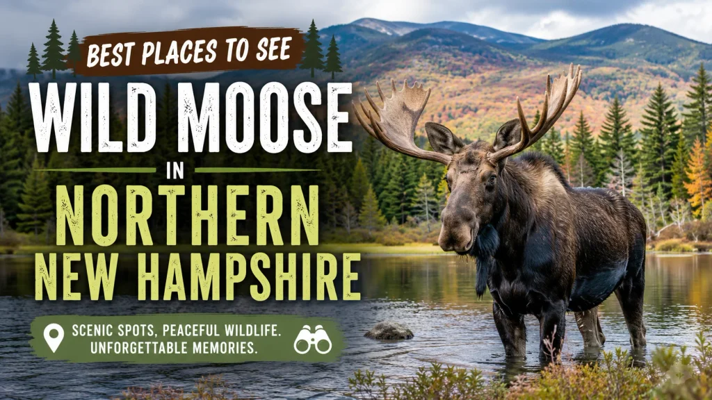 Best Places to See Wild Moose in Northern New Hampshire