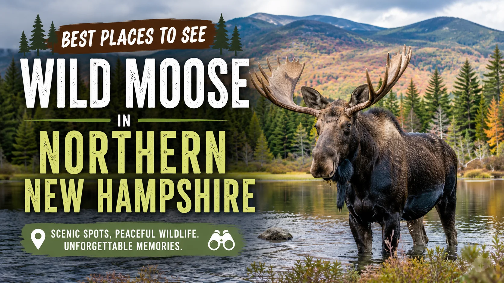 Best Places to See Wild Moose in Northern New Hampshire